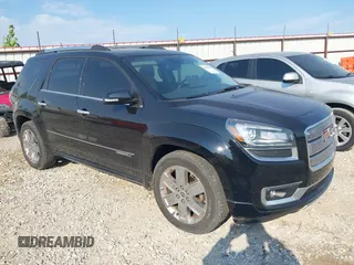 2016 GMC Acadia Denali with VIN 1GKKRTKD0GJ349149, listed as a IAAI auction lot 40554328 with 111,675 mi miles. Bid and sale history available at carsss.com. Image 1.