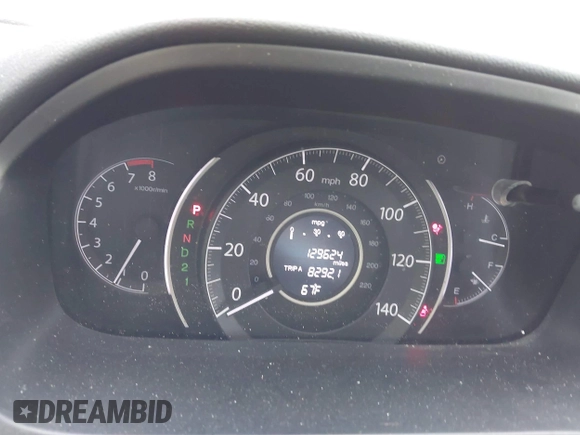 2014 Honda CR-V LX with VIN 2HKRM3H38EH558815, listed as a IAAI auction lot 42081171 with 129,624 mi miles. Bid and sale history available at carsss.com. Image 7.