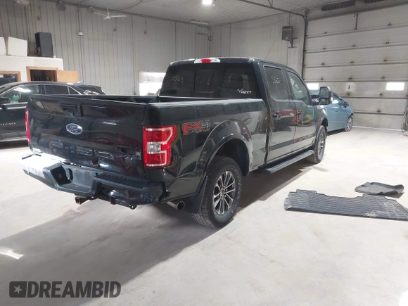 2018 Ford F-150 XL with VIN 1FTFW1E56JFD06640, listed as a IAAI auction lot 41983563 with 63,092 mi miles. Bid and sale history available at carsss.com. Image 4.