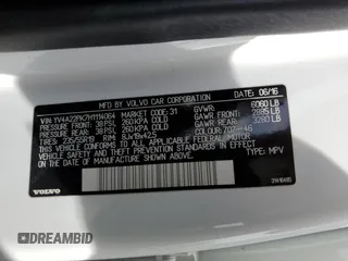 2017 Volvo XC90 Momentum z VIN YV4A22PK7H1114064, wystawiony jako Copart lot #58829035 z przebiegiem 65 938 mil mil oraz Szkoda całkowita • Salvage title. Historia ofert i sprzedaży dostępna na DreamBid. Obrazek 13.