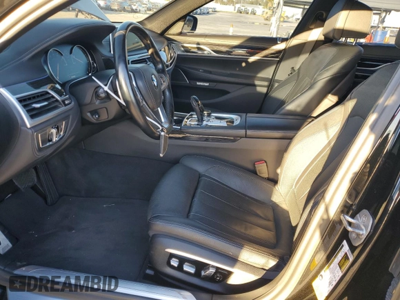 2017 BMW 7 Series 740i with VIN WBA7E2C38HG741255, listed as a Copart auction lot 39926213 with 76,321 mi miles. Bid and sale history available at carsss.com. Image 7.