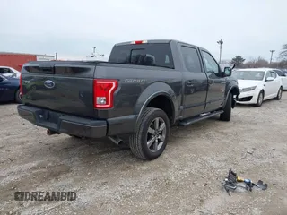 2015 Ford F-150 XLT with VIN 1FTEW1EG8FFC72205, listed as a IAAI auction lot 41971267 with 166,068 mi miles. Bid and sale history available at carsss.com. Image 4.