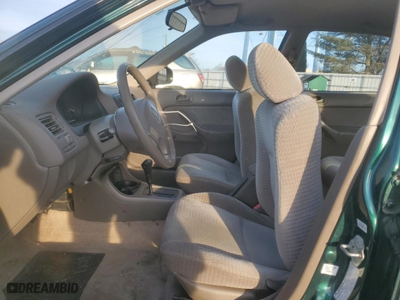 2000 Honda Civic VP with VIN 2HGEJ661XYH597401, listed as a Copart auction lot 47554195 with 156,681 mi miles and Salvage Title. Bid and sale history available at carsss.com. Image 7.