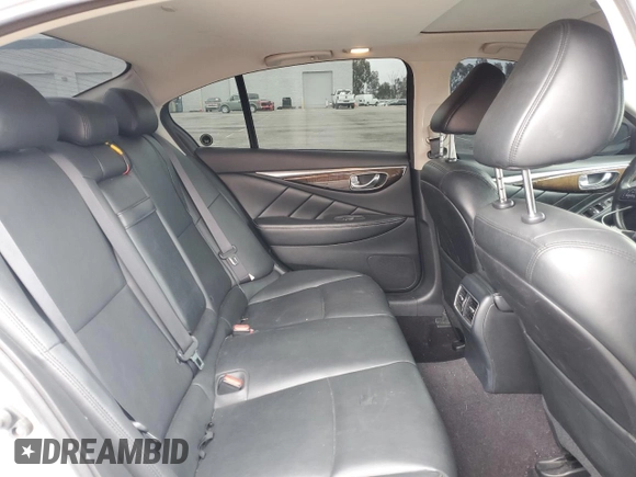 2019 Infiniti Q50 Luxe with VIN JN1EV7AP5KM519698, listed as a Copart auction lot 53374145 with 80,202 mi miles and Salvage title. Bid and sale history available at DreamBid. Image 10.