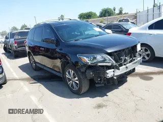 2017 Nissan Pathfinder S with VIN 5N1DR2MN8HC627334, listed as a IAAI auction lot 42419279 with 84,996 mi miles and . Bid and sale history available at DreamBid. Image 1.