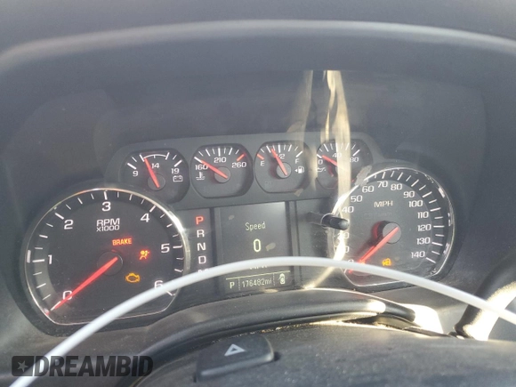 2015 Chevrolet Silverado 1500 Work Truck with VIN 1GCNCPEH7FZ353229, listed as a Copart auction lot 82878634 with 176,482 mi miles and Salvage Title. Bid and sale history available at DreamBid. Image 9.