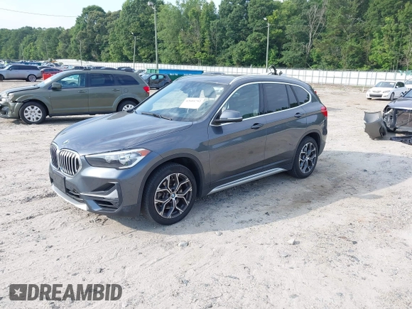 2020 BMW X1 xDrive28i with VIN WBXJG9C08L5R71788, listed as a IAAI auction lot 42604792 with 46,489 mi miles and . Bid and sale history available at DreamBid. Image 18.