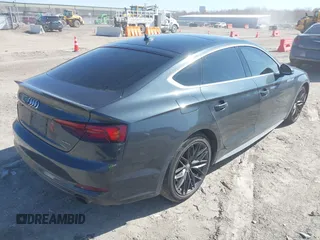2018 Audi A5 Sportback Premium Plus with VIN WAUENCF53JA132769, listed as a IAAI auction lot 42037673 with 128,040 mi miles. Bid and sale history available at carsss.com. Image 4.