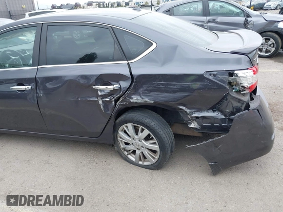 2013 Nissan Sentra S with VIN 3N1AB7AP6DL775823, listed as a IAAI auction lot 42073926 with 84,095 mi miles and . Bid and sale history available at DreamBid. Image 12.