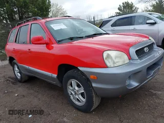 2004 Hyundai Santa Fe GLS with VIN KM8SC13D34U826307, listed as a IAAI auction lot 42151693 with 143,153 mi miles. Bid and sale history available at carsss.com. Image 1.