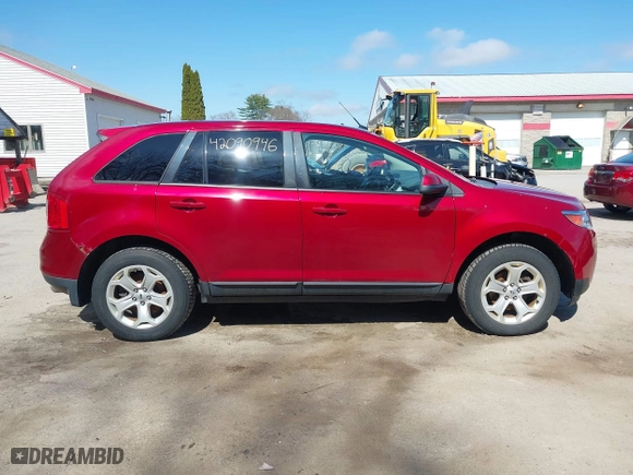 2013 Ford Edge SEL with VIN 2FMDK4JC1DBB91326, listed as a IAAI auction lot 42090946 with 209,400 mi miles. Bid and sale history available at carsss.com. Image 13.