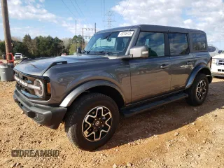 2024 Ford Bronco Outer Banks with VIN 1FMEE8BP5RLA58094, listed as a Copart auction lot 49248425 with 11,686 mi miles and Salvage Title. Bid and sale history available at carsss.com. Image 1.