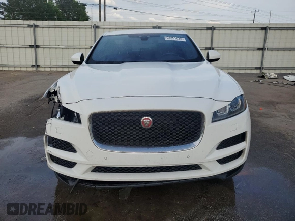 2018 Jaguar F-Pace 25t Premium with VIN SADCJ2FX3JA276263, listed as a Copart auction lot 53951035 with 70,385 mi miles and Salvage Title. Bid and sale history available at DreamBid. Image 5.