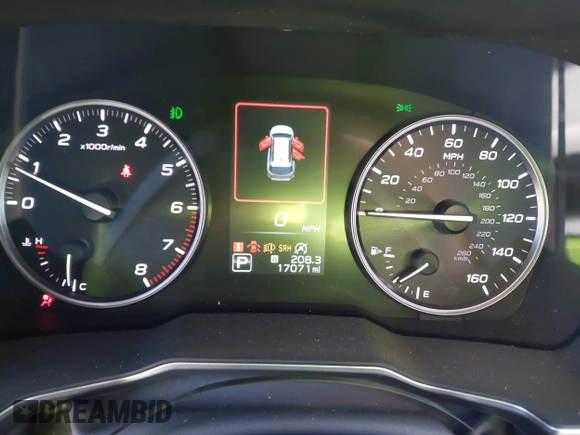 2024 Subaru Outback Onyx with VIN 4S4BTALC4R3184670, listed as a IAAI auction lot 41876929 with 17,071 mi miles and . Bid and sale history available at DreamBid. Image 7.