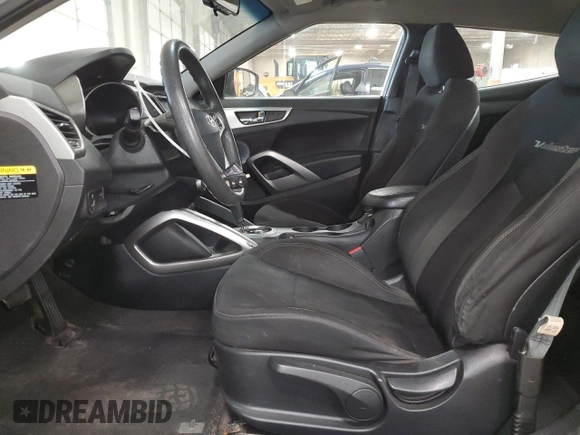 2014 Hyundai Veloster with VIN KMHTC6AD3EU212217, listed as a Copart auction lot 76396874 with 156,718 mi miles and Salvage Title. Bid and sale history available at carsss.com. Image 7.