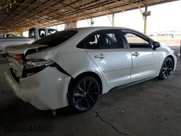 2021 Toyota Corolla SE with VIN JTDM4MCE6MJ072213, listed as a Copart auction lot 86015894 with 50,812 mi miles and Salvage Title. Bid and sale history available at carsss.com. Image 3.