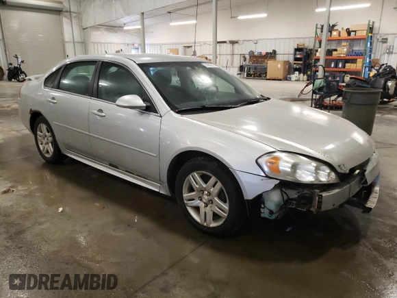 2010 Chevrolet Impala LT with VIN 2G1WB5EK5A1181980, listed as a Copart auction lot 51943015 with 160,075 mi miles and Salvage Title. Bid and sale history available at DreamBid. Image 4.