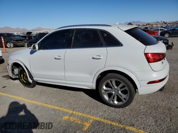 2017 Audi Q3 Premium Plus with VIN WA1HCCFS8HR011026, listed as a Copart auction lot 88106125 with 86,257 mi miles and Salvage title. Bid and sale history available at DreamBid. Image 2.