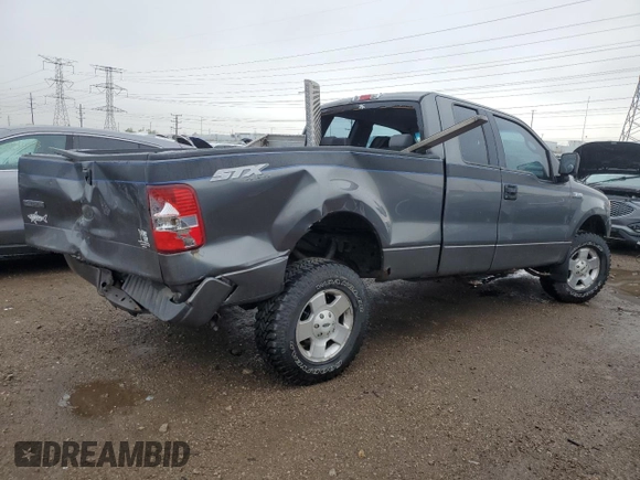 2006 Ford F-150 STX with VIN 1FTRX14W06NA26827, listed as a Copart auction lot 54940365 with 171,077 mi miles and Salvage title. Bid and sale history available at DreamBid. Image 3.