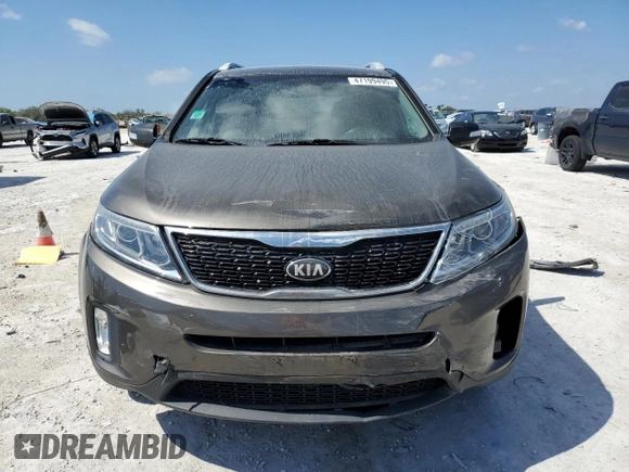 2014 Kia Sorento EX with VIN 5XYKU4A75EG468940, listed as a Copart auction lot 47199495 with 64,099 mi miles and Salvage Title. Bid and sale history available at carsss.com. Image 5.