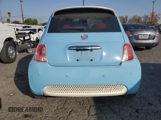 2015 FIAT 500e with VIN 3C3CFFGE7FT507347, listed as a Copart auction lot 83441424 with 70,988 mi miles and Clean Title. Bid and sale history available at carsss.com. Image 6.