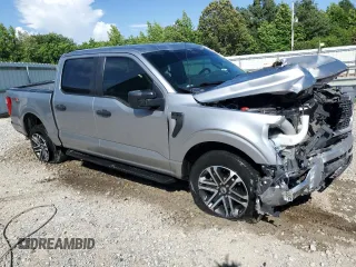 2023 Ford F-150 XL with VIN 1FTEW1EP5PKD03418, listed as a Copart auction lot 58406895 with 58,539 mi miles and Clean title. Bid and sale history available at DreamBid. Image 4.