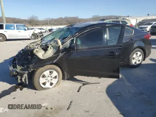 2017 Kia Forte LX with VIN 3KPFK4A77HE050159, listed as a Copart auction lot 48134215 with 0 mi miles and Salvage Title. Bid and sale history available at carsss.com. Image 1.