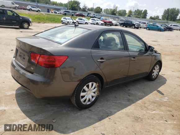 2010 Kia Forte EX with VIN KNAFU4A28A5837716, listed as a Copart auction lot 64754594 with 281,051 mi miles and Salvage Title. Bid and sale history available at carsss.com. Image 3.