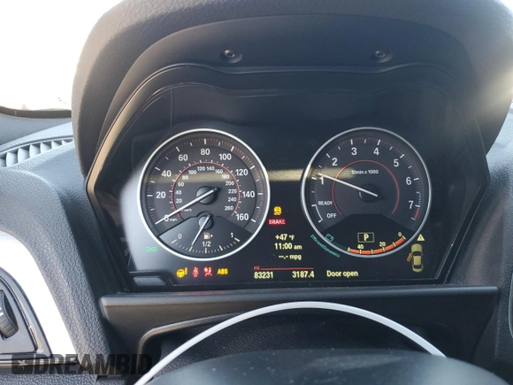2015 BMW 2 Series M235i with VIN WBA1J7C50FV358435, listed as a Copart auction lot 88021445 with 83,231 mi miles and Salvage Title. Bid and sale history available at carsss.com. Image 9.