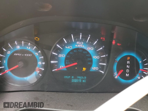 2010 Ford Fusion SPORT with VIN 3FAHP0KC9AR399214, listed as a Copart auction lot 48219165 with 202,015 mi miles and Salvage Title. Bid and sale history available at carsss.com. Image 9.