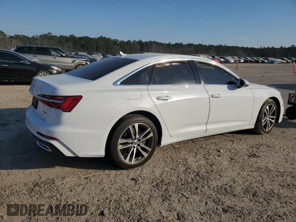2019 Audi A6 Premium with VIN WAUK2AF21KN069302, listed as a Copart auction lot 47126435 with 0 mi miles and Salvage Title. Bid and sale history available at carsss.com. Image 3.