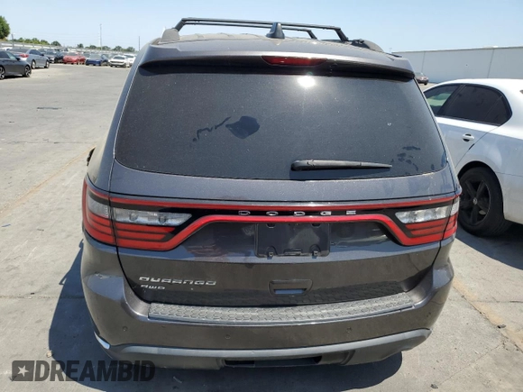 2017 Dodge Durango SXT with VIN 1C4RDJAG2HC918193, listed as a Copart auction lot 59713855 with 127,905 mi miles and Salvage title. Bid and sale history available at DreamBid. Image 6.