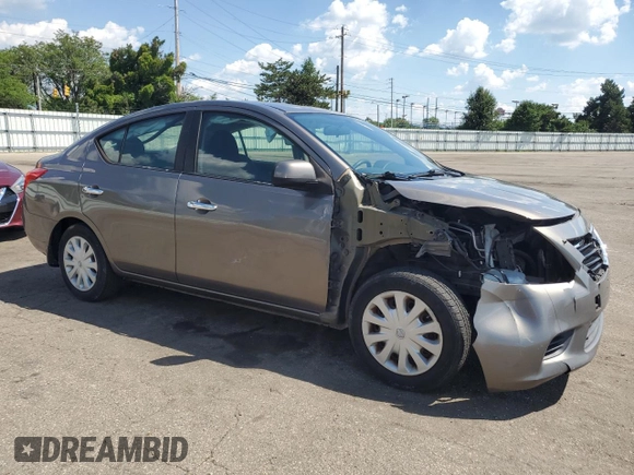 2012 Nissan Versa SV with VIN 3N1CN7AP7CL930619, listed as a Copart auction lot 63657855 with 106,911 mi miles and Salvage title. Bid and sale history available at DreamBid. Image 4.