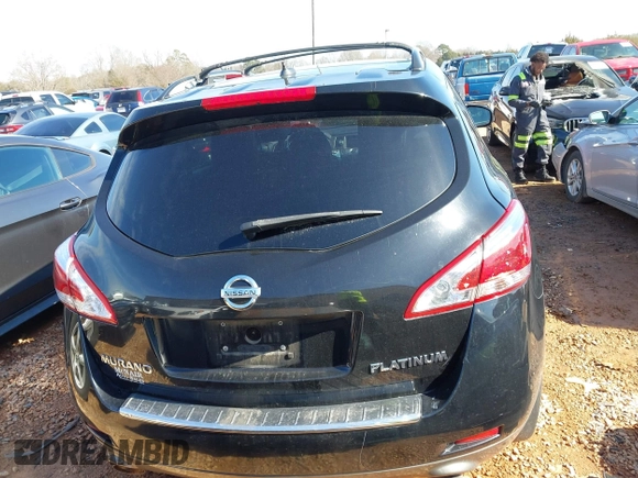 2012 Nissan Murano S with VIN JN8AZ1MU6CW112014, listed as a IAAI auction lot 41456101 with 202,677 mi miles and . Bid and sale history available at DreamBid. Image 16.
