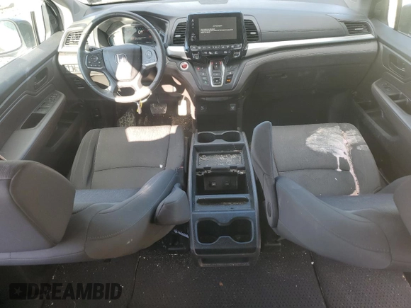 2021 Honda Odyssey EX with VIN 5FNRL6H57MB036907, listed as a Copart auction lot 44449705 with 40,863 mi miles and Salvage Title. Bid and sale history available at DreamBid. Image 8.
