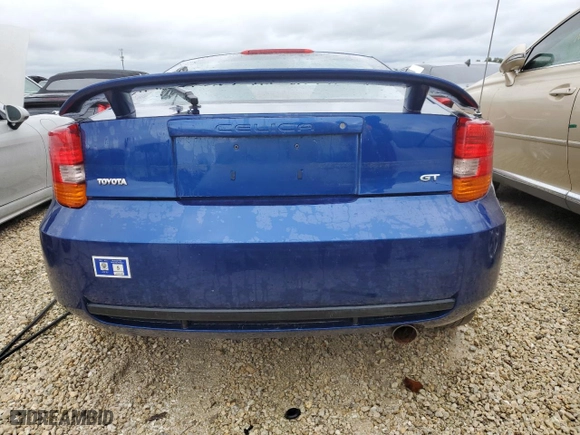 2000 Toyota Celica GT with VIN JTDDR32T2Y0052502, listed as a Copart auction lot 74485804 with 0 mi miles and Non Repairable. Bid and sale history available at carsss.com. Image 6.