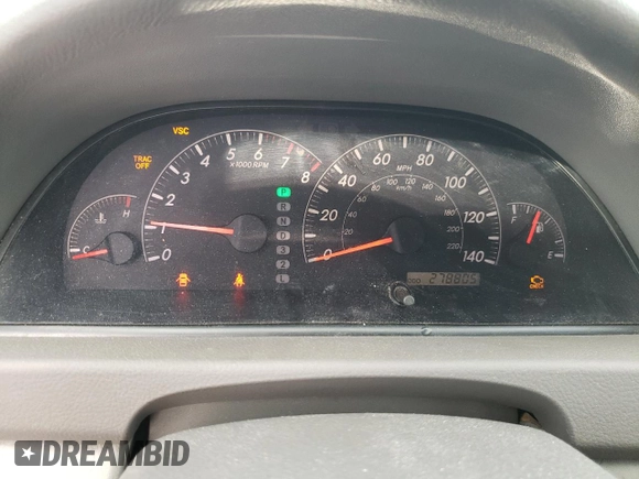 2006 Toyota Camry LE z VIN 4T1BF30K46U628070, wystawiony jako Copart lot #54582755 z przebiegiem 278 805 mil mil oraz Szkoda całkowita • Salvage title. Historia ofert i sprzedaży dostępna na DreamBid. Obrazek 9.