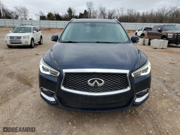 2017 Infiniti QX60 with VIN 5N1DL0MN4HC556381, listed as a Copart auction lot 47005435 with 125,299 mi miles and Salvage Title. Bid and sale history available at carsss.com. Image 5.