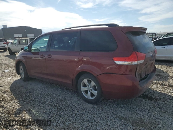 2012 Toyota Sienna LE AAS with VIN 5TDKK3DC5CS251140, listed as a Copart auction lot 50882805 with 219,401 mi miles and Salvage Title. Bid and sale history available at carsss.com. Image 2.