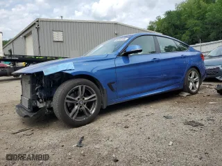 2016 BMW 3 Series Gran Turismo 328i xDrive with VIN WBA8Z5C55GG502725, listed as a Copart auction lot 56102184 with 36,200 mi miles and Salvage Title. Bid and sale history available at carsss.com. Image 1.
