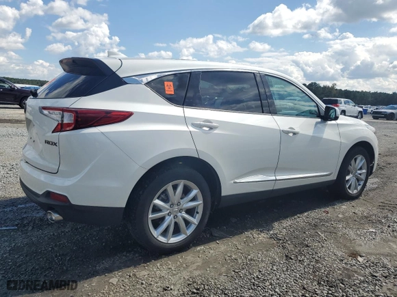 2021 Acura RDX with VIN 5J8TC1H3XML005186, listed as a Copart auction lot 72317424 with 38,968 mi miles and Salvage Title. Bid and sale history available at carsss.com. Image 3.