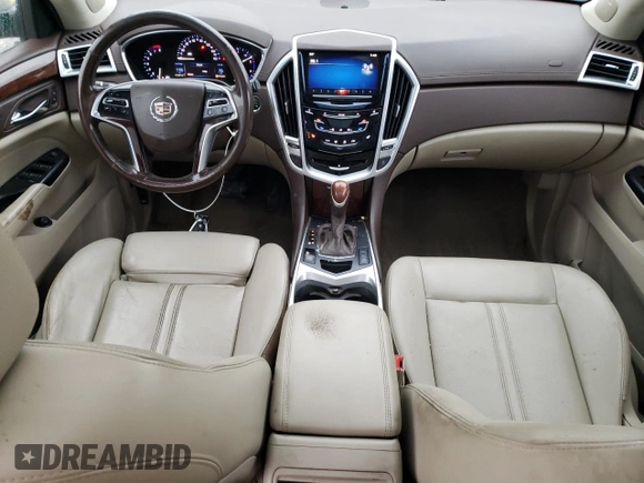 2015 Cadillac SRX Luxury Collection with VIN 3GYFNBE36FS623581, listed as a Copart auction lot 51233455 with 110,415 mi miles and Salvage Title. Bid and sale history available at carsss.com. Image 8.