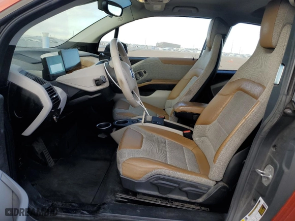 2016 BMW i3 with VIN WBY1Z2C55GV556975, listed as a Copart auction lot 86615764 with 66671 miles and Salvage Title. Bid and sale history available at carsss.com. Image 7.