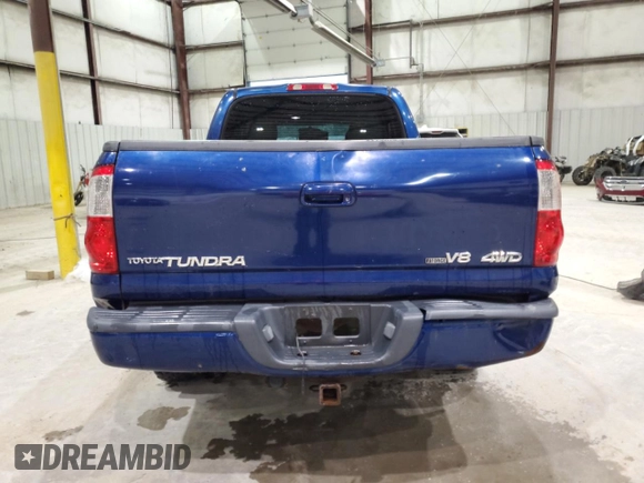 2005 Toyota Tundra Limited с VIN 5TBDT48165S498862, выставлен на аукционе Copart как лот 56336305 с пробегом 210 785 миль миль и На запчасти • Non repairable. История ставок и продаж доступна на DreamBid. Изображение 6.