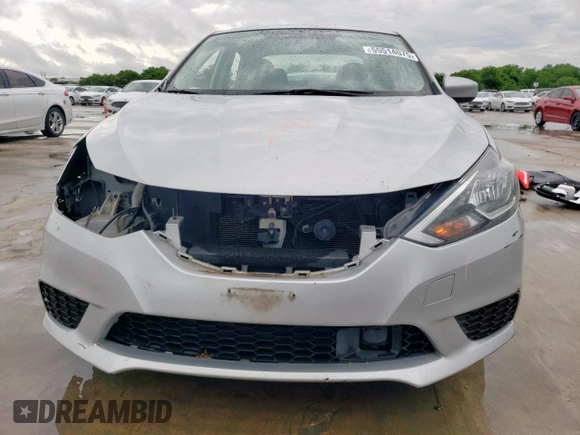 2019 Nissan Sentra SV with VIN 3N1AB7AP0KL613084, listed as a Copart auction lot 55514075 with 115,051 mi miles and Salvage Title. Bid and sale history available at DreamBid. Image 5.