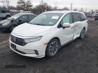 2023 Honda Odyssey EX-L with VIN 5FNRL6H64PB057372, listed as a IAAI auction lot 41306641 with 133,803 mi miles. Bid and sale history available at carsss.com. Image 17.