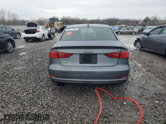 2015 Audi A3 1.8T Premium with VIN WAUACGFFXF1001933, listed as a Copart auction lot 42617005 with 0 mi miles and Salvage Title. Bid and sale history available at carsss.com. Image 6.