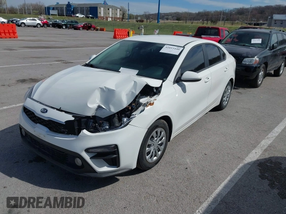 2020 Kia Forte LXS with VIN 3KPF24AD1LE257404, listed as a IAAI auction lot 41853440 with 48,475 mi miles. Bid and sale history available at carsss.com. Image 2.