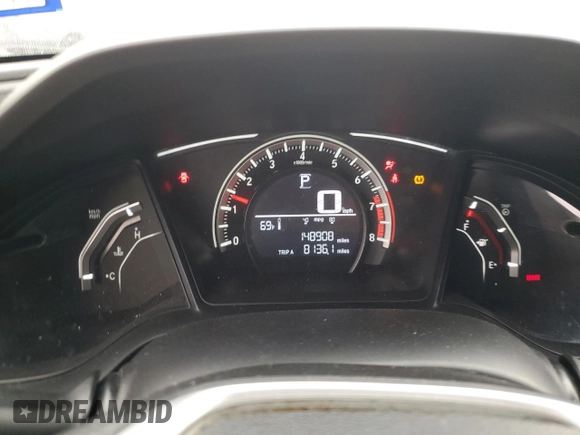 2017 Honda Civic Sedan LX with VIN 19XFC2F59HE081874, listed as a Copart auction lot 48633845 with 148,908 mi miles and Salvage Title. Bid and sale history available at carsss.com. Image 9.
