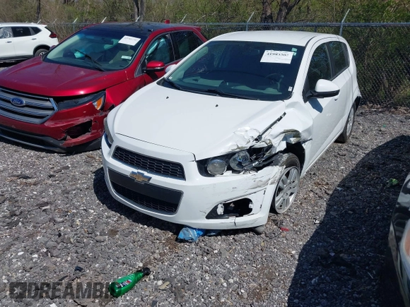 2016 Chevrolet Sonic LT with VIN 1G1JC6SH2G4134831, listed as a IAAI auction lot 41983302 with 85,828 mi miles. Bid and sale history available at carsss.com. Image 6.